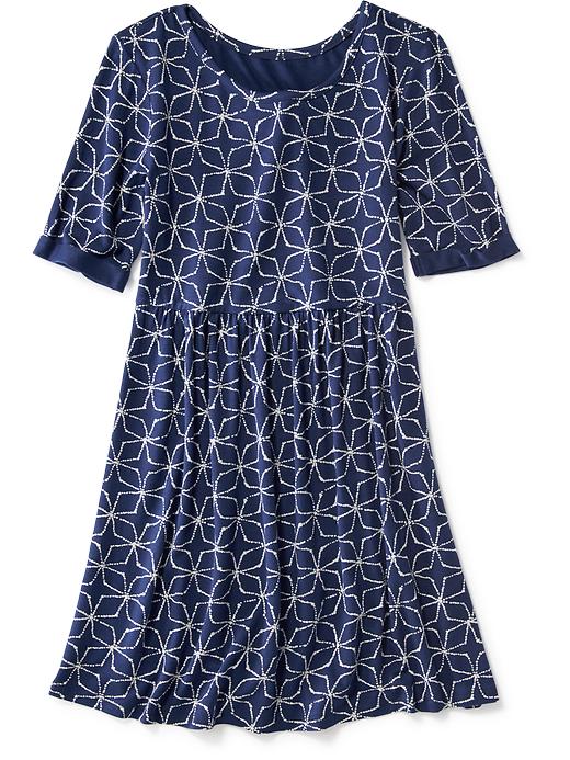View large product image 1 of 1. Jersey Swing Dress for Girls