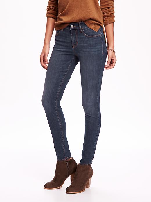 View large product image 1 of 1. Mid-Rise Built-In Sculpt Rockstar Jeans for Women