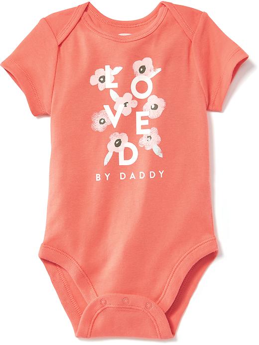 View large product image 1 of 1. Short-Sleeve Graphic Bodysuit for Baby