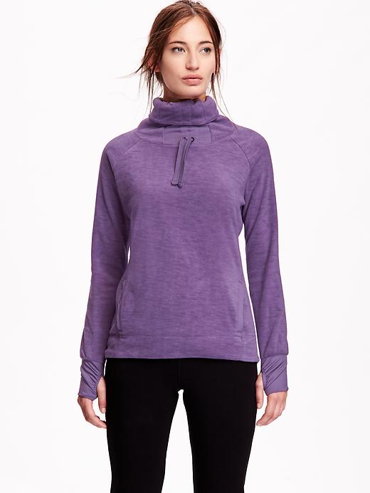 View large product image 1 of 1. Go-Warm Max Cocoon-Neck Fleece Pullover for Women
