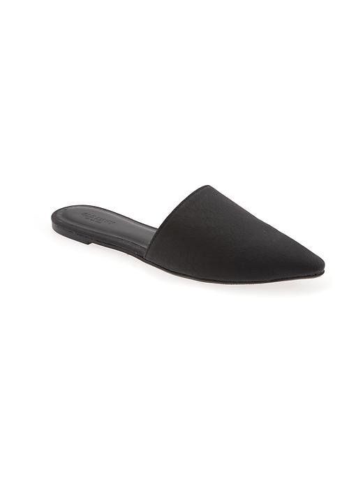 View large product image 1 of 1. Pointed Flat Fashion Mule