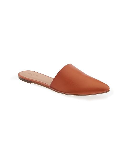 Image number 1 showing, Pointed Flat Fashion Mule