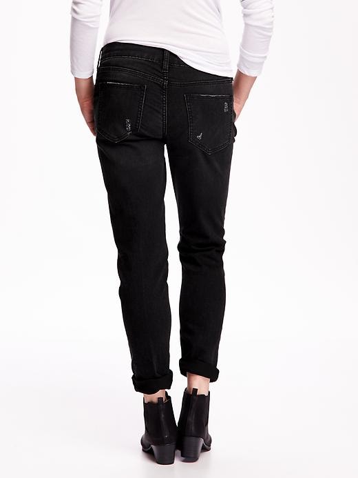 View large product image 2 of 3. Distressed Boyfriend Skinny Ankle Jean