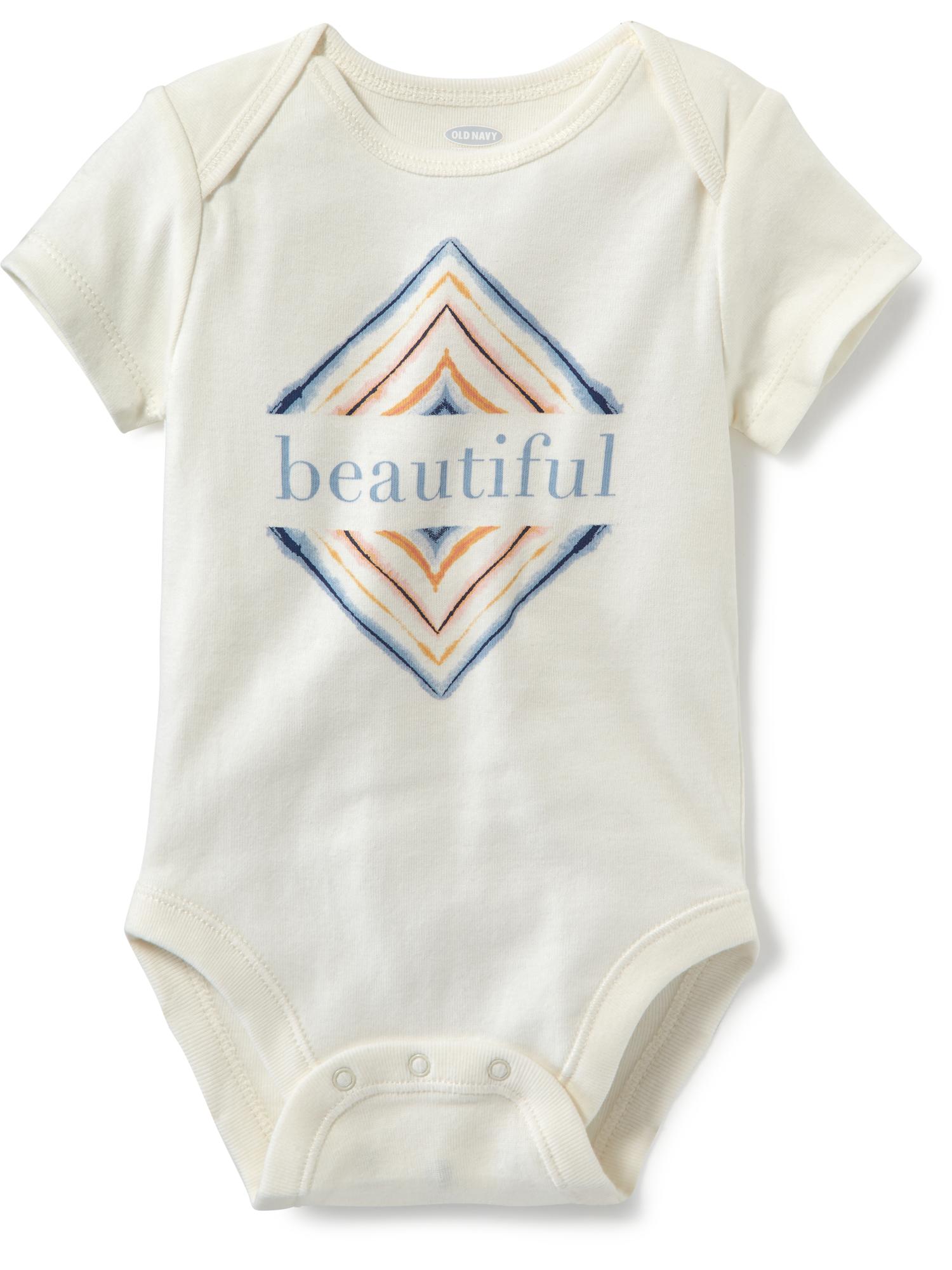 Old navy baby girl on sale onesies