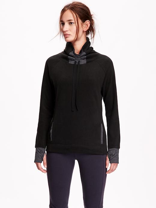 Go-Warm Max Cocoon-Neck Fleece Pullover for Women | Old Navy