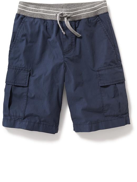 View large product image 1 of 1. Knit-Waist Cargo Shorts