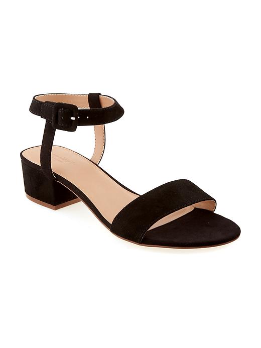View large product image 1 of 1. Sueded Heeled Sandal for Women