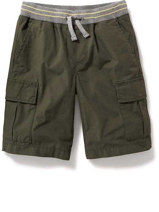 Knit-Waist Cargo Shorts | Old Navy