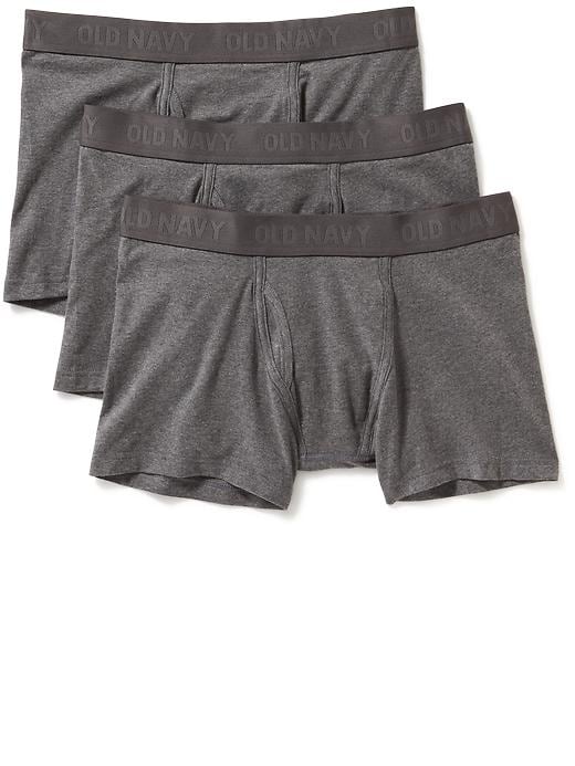 View large product image 1 of 1. Soft-Washed Boxer Briefs 3-Pack -- 6.25-inch inseam