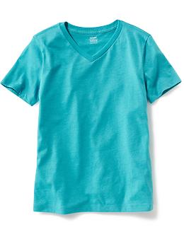 Light Blue V Neck Shirt