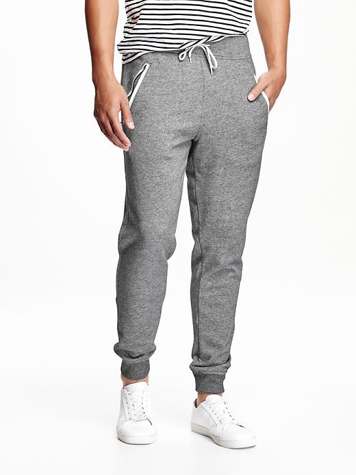 Herringbone French-Terry Joggers for Men | Old Navy
