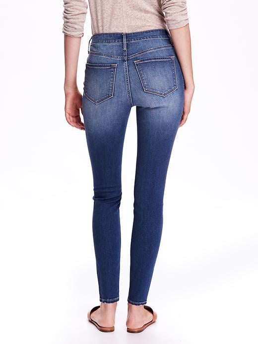 View large product image 2 of 2. High-Rise Rockstar Skinny Jeans for Women
