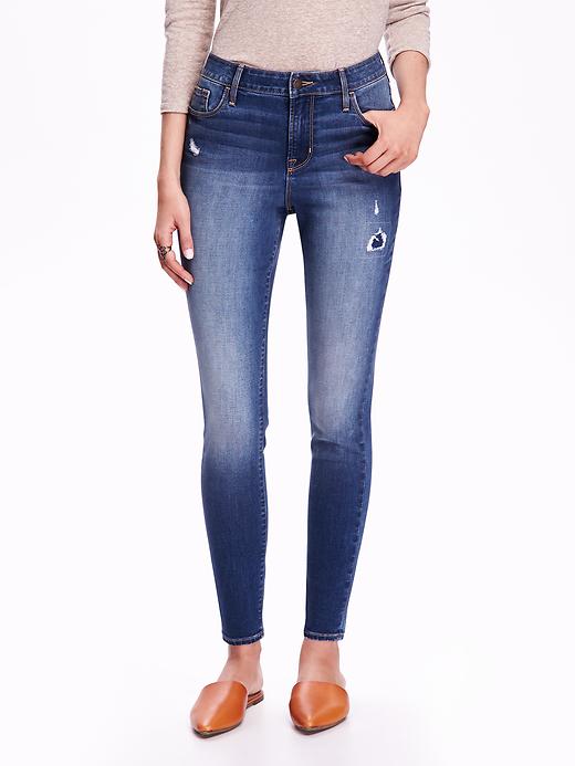 View large product image 1 of 2. High-Rise Rockstar Skinny Jeans for Women