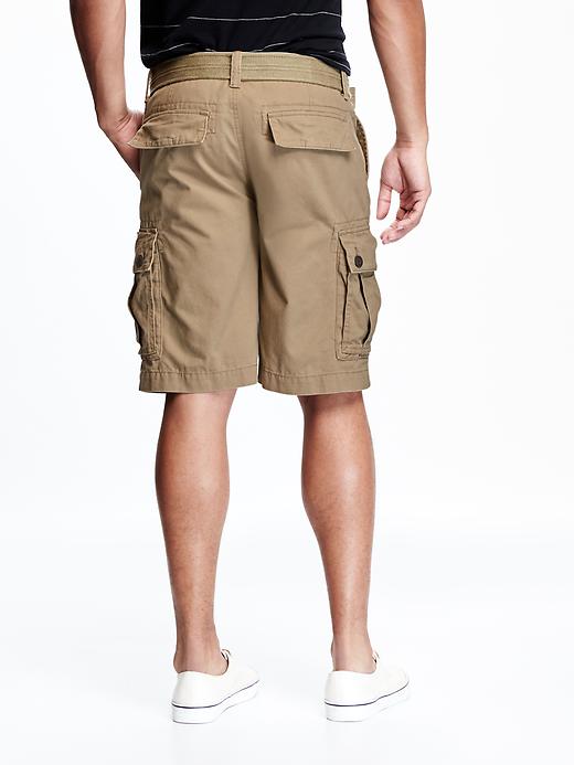 View large product image 2 of 2. Belted Cargo Shorts for Men (10 3/4")