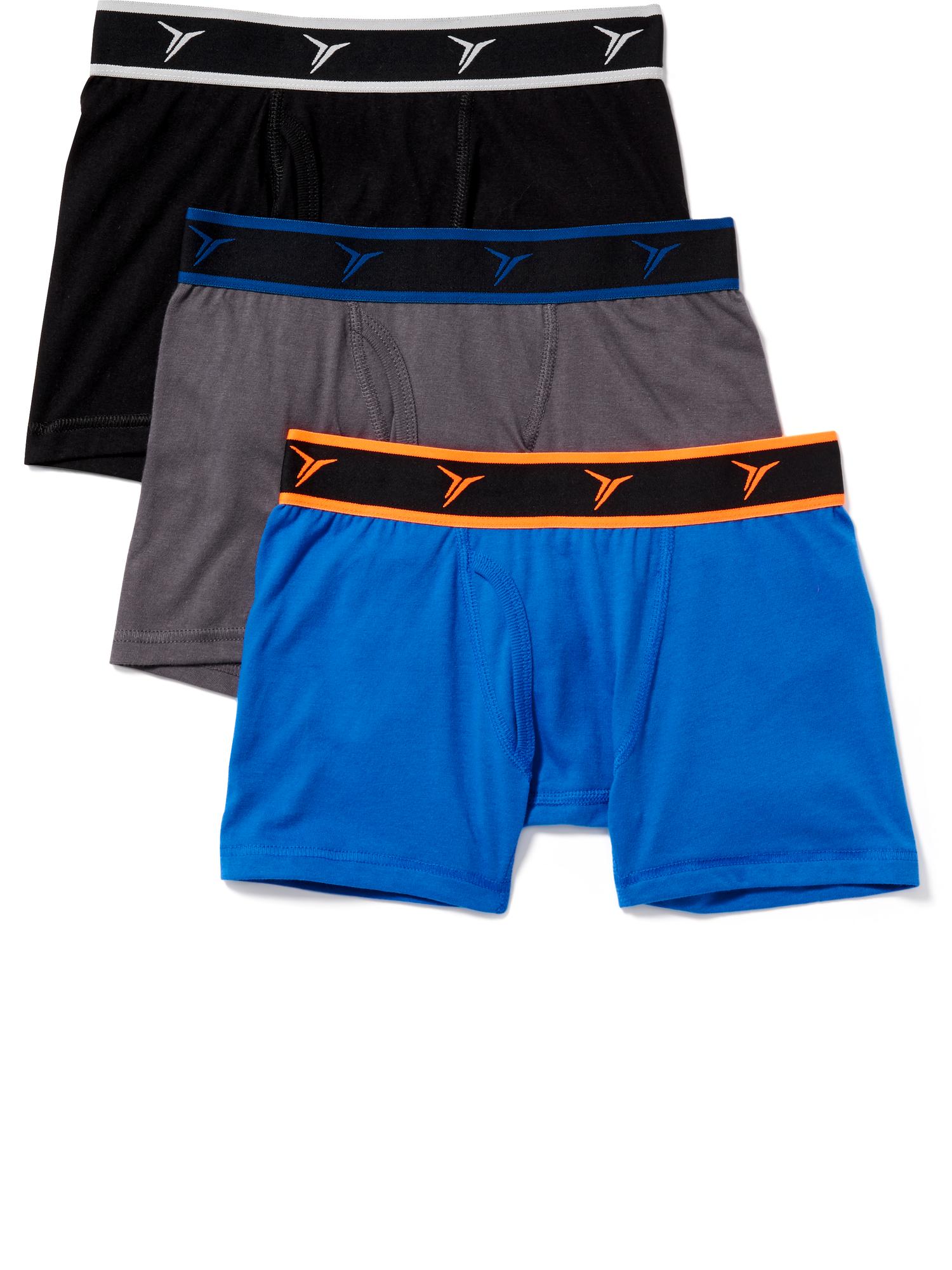 Boys' Bench Holiday Boxer Briefs (3 Pack) - Navy/Black