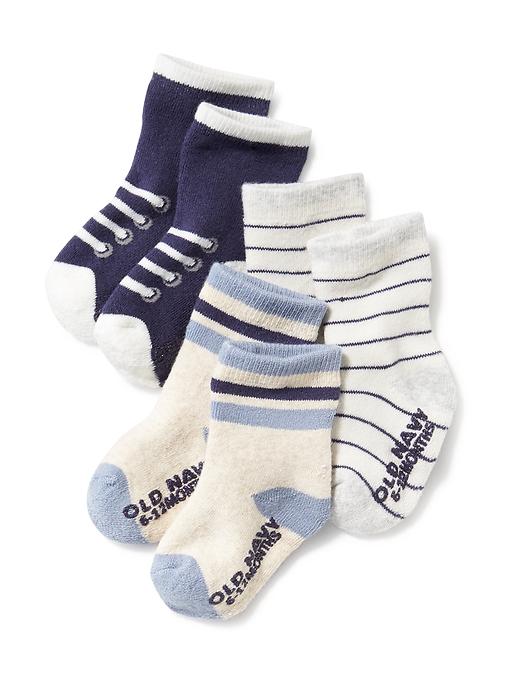Non-Skid Crew Socks 3-Pack for Baby | Old Navy