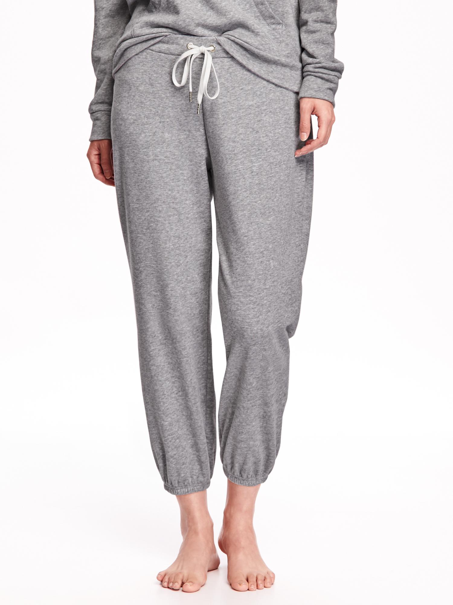 Cropped FrenchTerry Lounge Pants Old Navy