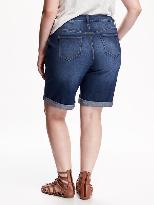 View large product image 2 of 2. Universal Plus-Size Bermuda Shorts (10")