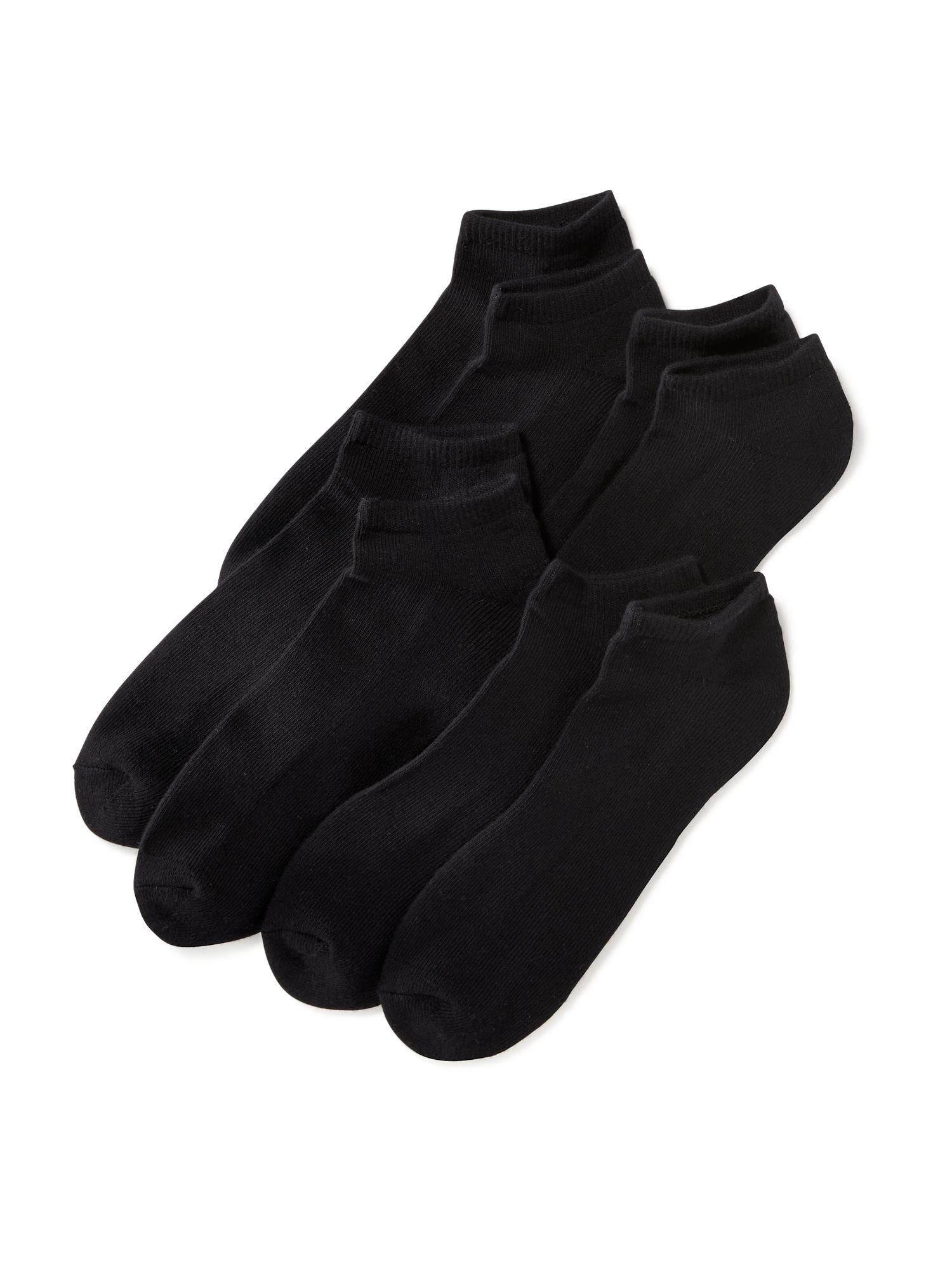 Old Navy Low-Cut Socks 4-Pack black. 1