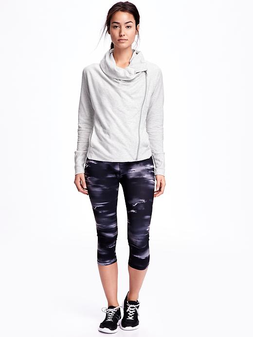 Image number 3 showing, Active Side-Zip Sweatshirt for Women