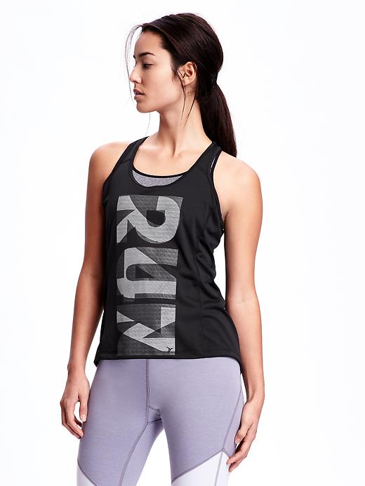 Image number 1 showing, Go-Dry Racerback Performance Tank for Women