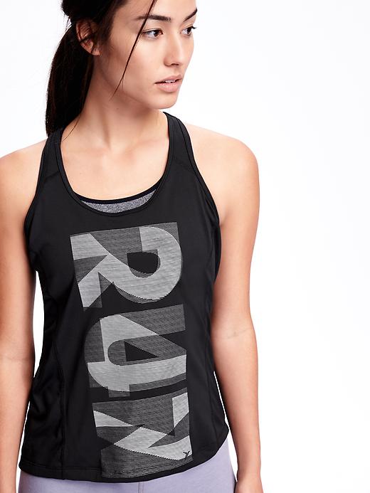 Image number 4 showing, Go-Dry Racerback Performance Tank for Women