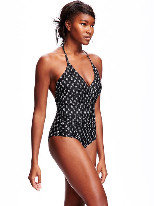 Image number 3 showing, Wrap-Front Swimsuit for Women