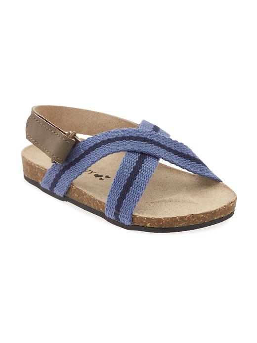 Canvas Cross-Strap Sandals for Baby | Old Navy