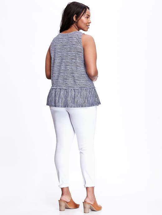 Image number 2 showing, Relaxed Peplum Plus-Sized Tank