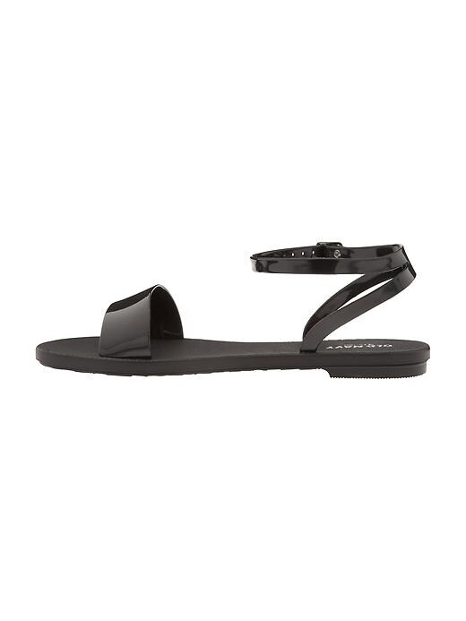 Faux-Patent Ankle-Strap Sandals for Women | Old Navy