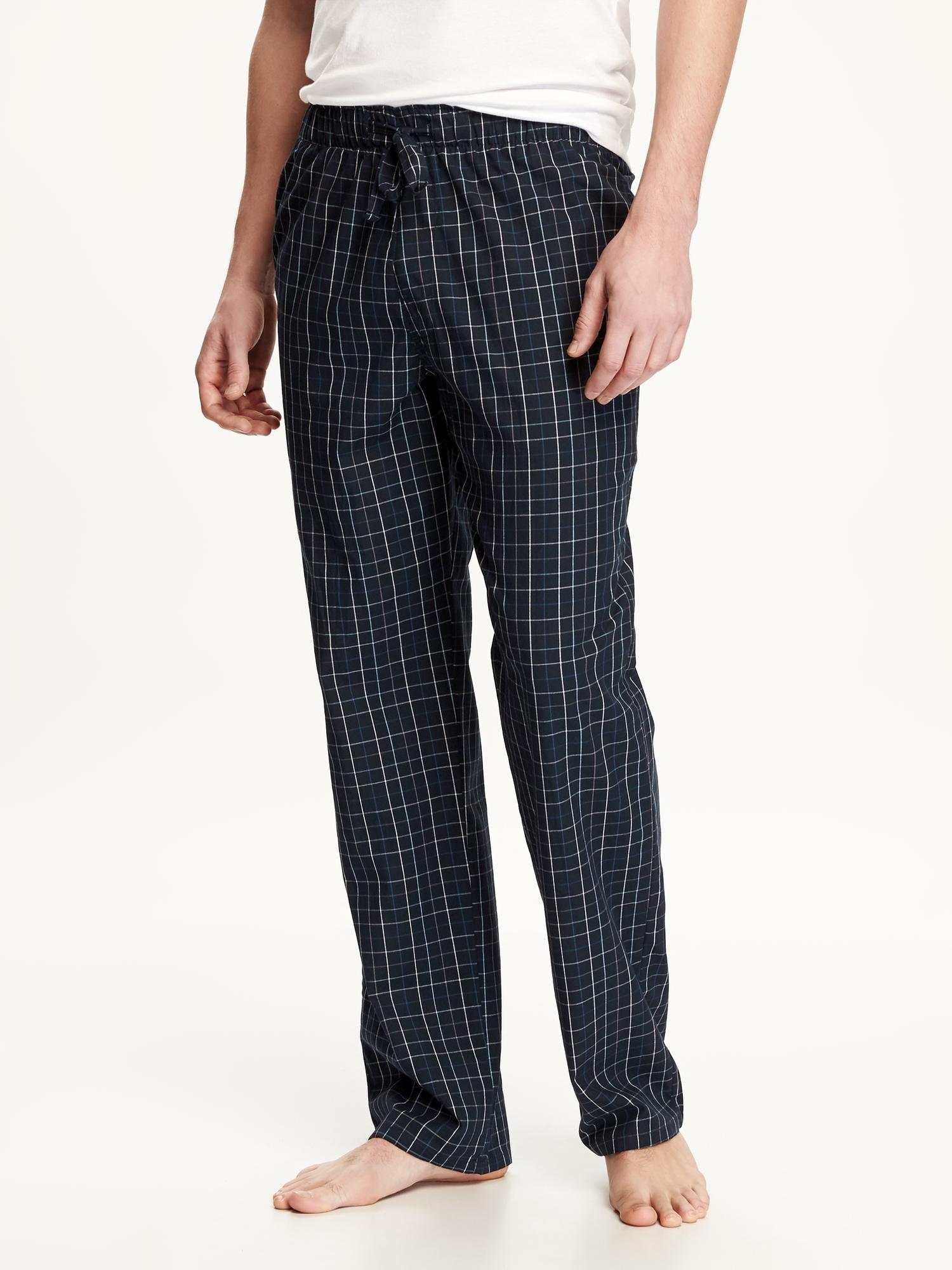 Poplin Sleep Pants for Men Old Navy