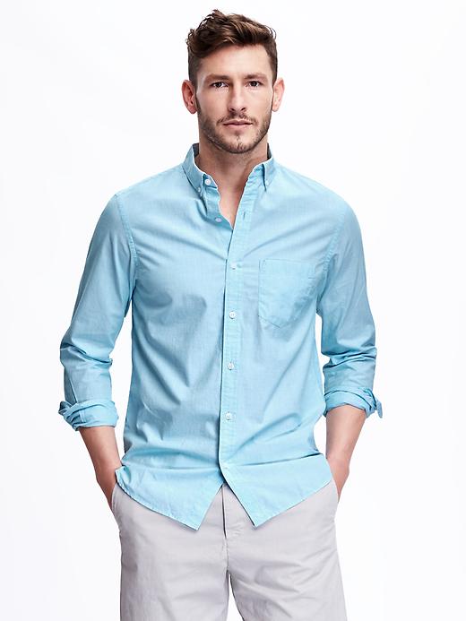 Image number 1 showing, Regular-Fit Classic Shirt For Men