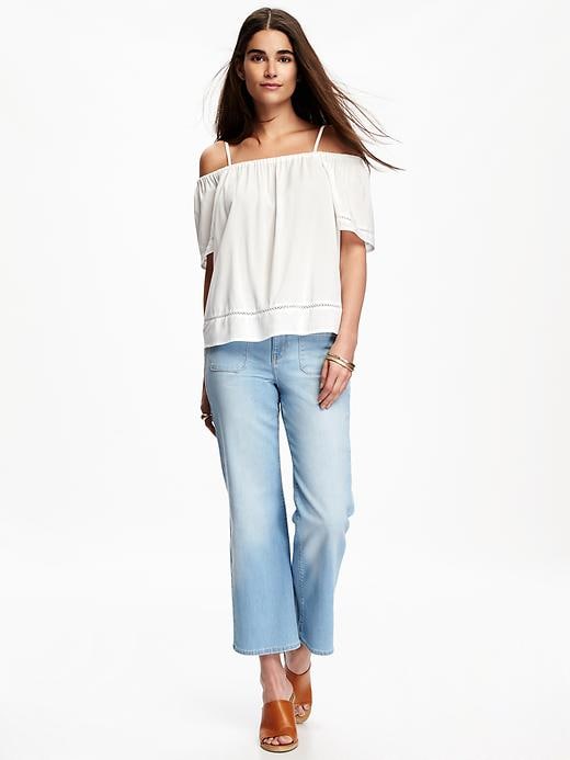 Image number 3 showing, Off-The-Shoulder Swing Blouse for Women