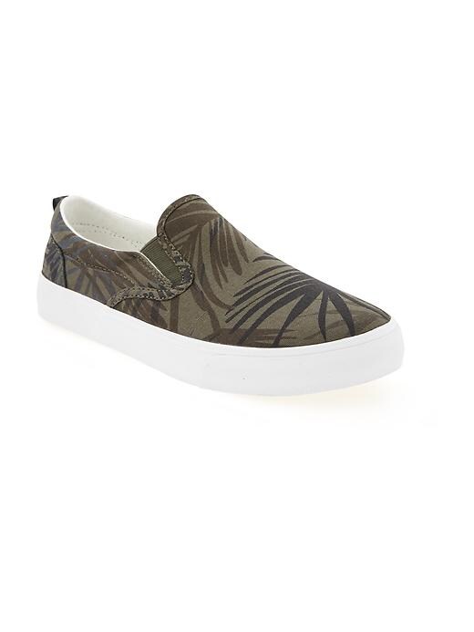 View large product image 1 of 4. Printed Slip-On Sneakers for Boys