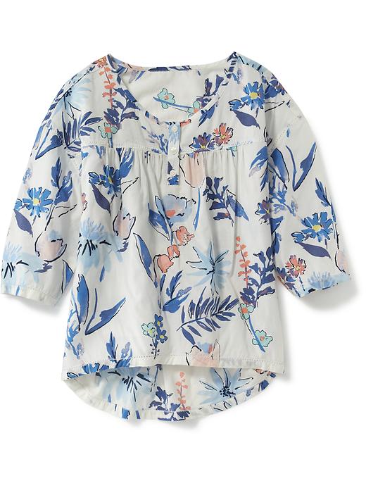 View large product image 1 of 1. Printed Gauzy Top for Girls