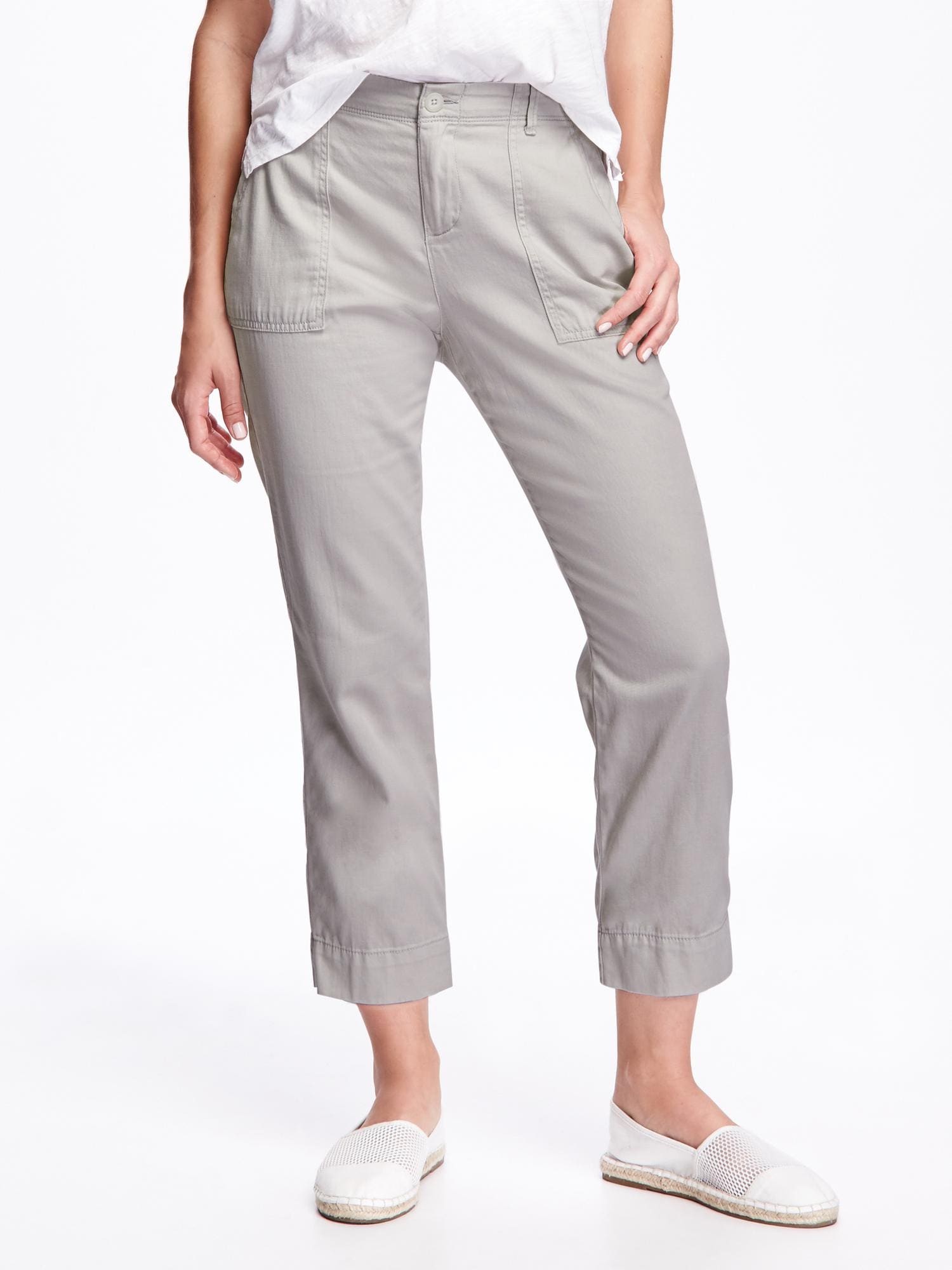 Mid-Rise Surplus Heritage Crops for Women | Old Navy