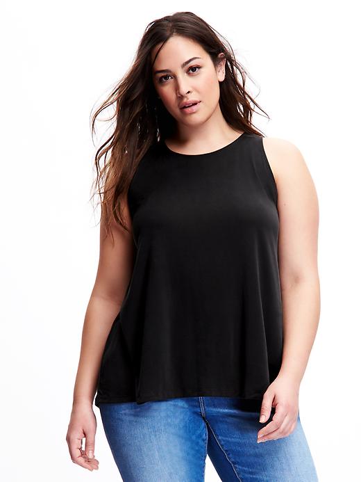 Sueded Plus-Size Swing Tank | Old Navy