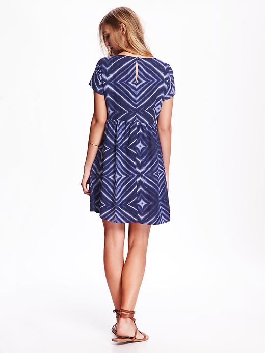 Image number 2 showing, Patterned Swing Dress for Women