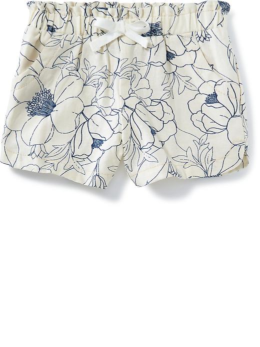 View large product image 1 of 1. Printed Linen-Blend Shorts for Toddler