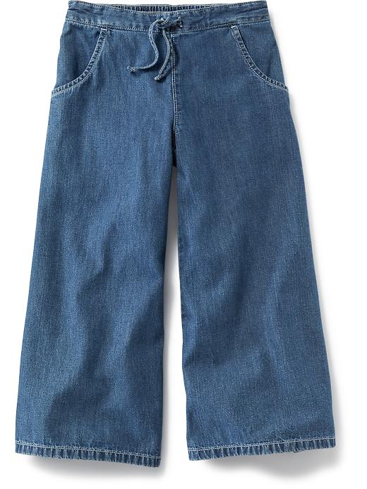 View large product image 1 of 2. Denim Culottes for Girls