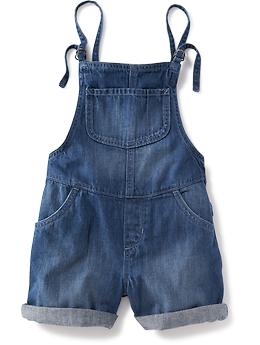 Denim Shortalls for Girls | Old Navy