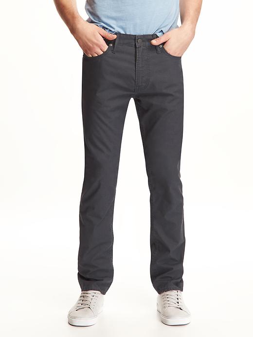 Slim-Fit Lightweight Twill Pants for Men | Old Navy