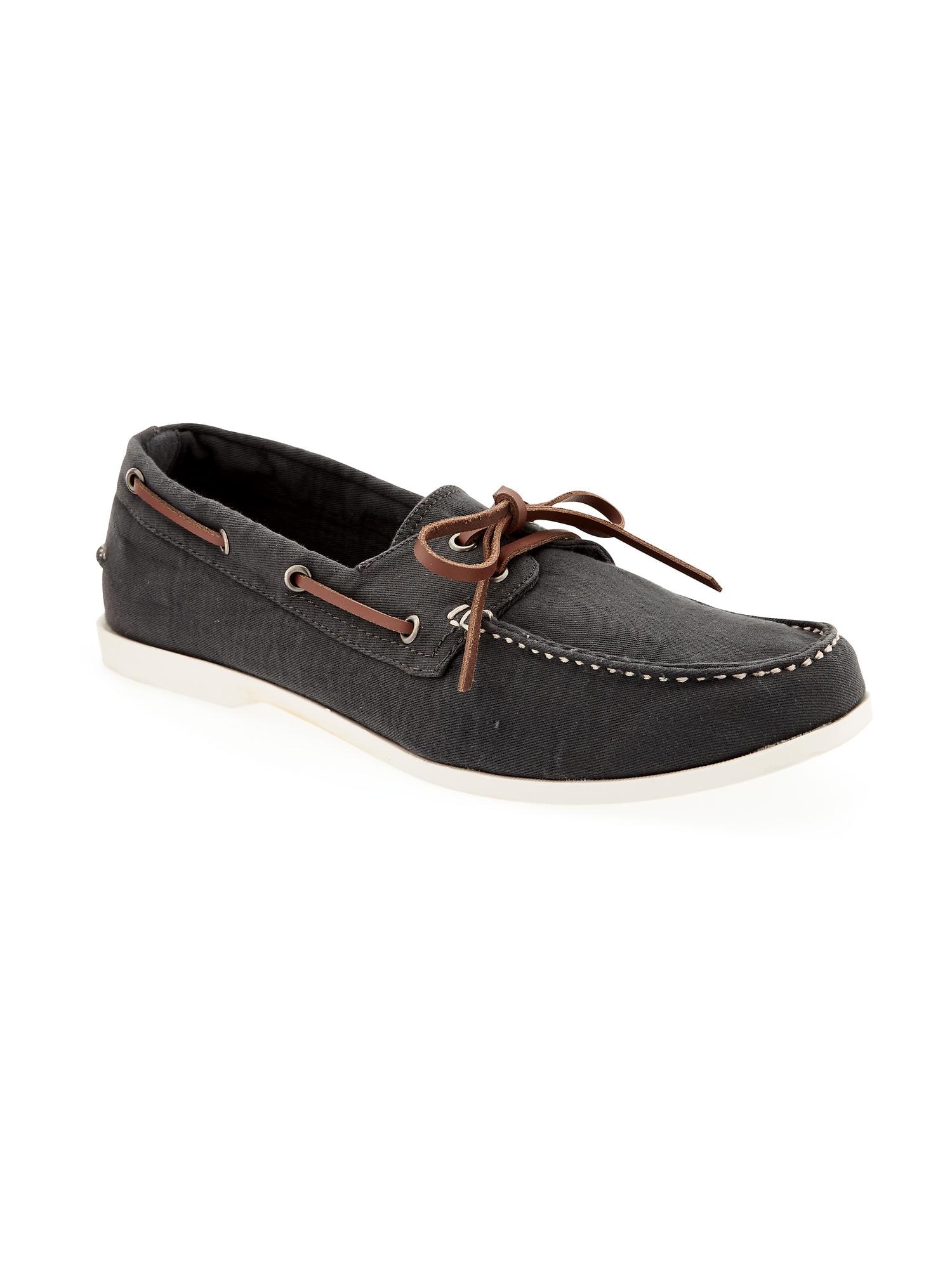 Twill Boat Shoes for Men | Old Navy