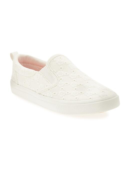 View large product image 1 of 1. Eyelet Slip-On Sneakers For Toddler