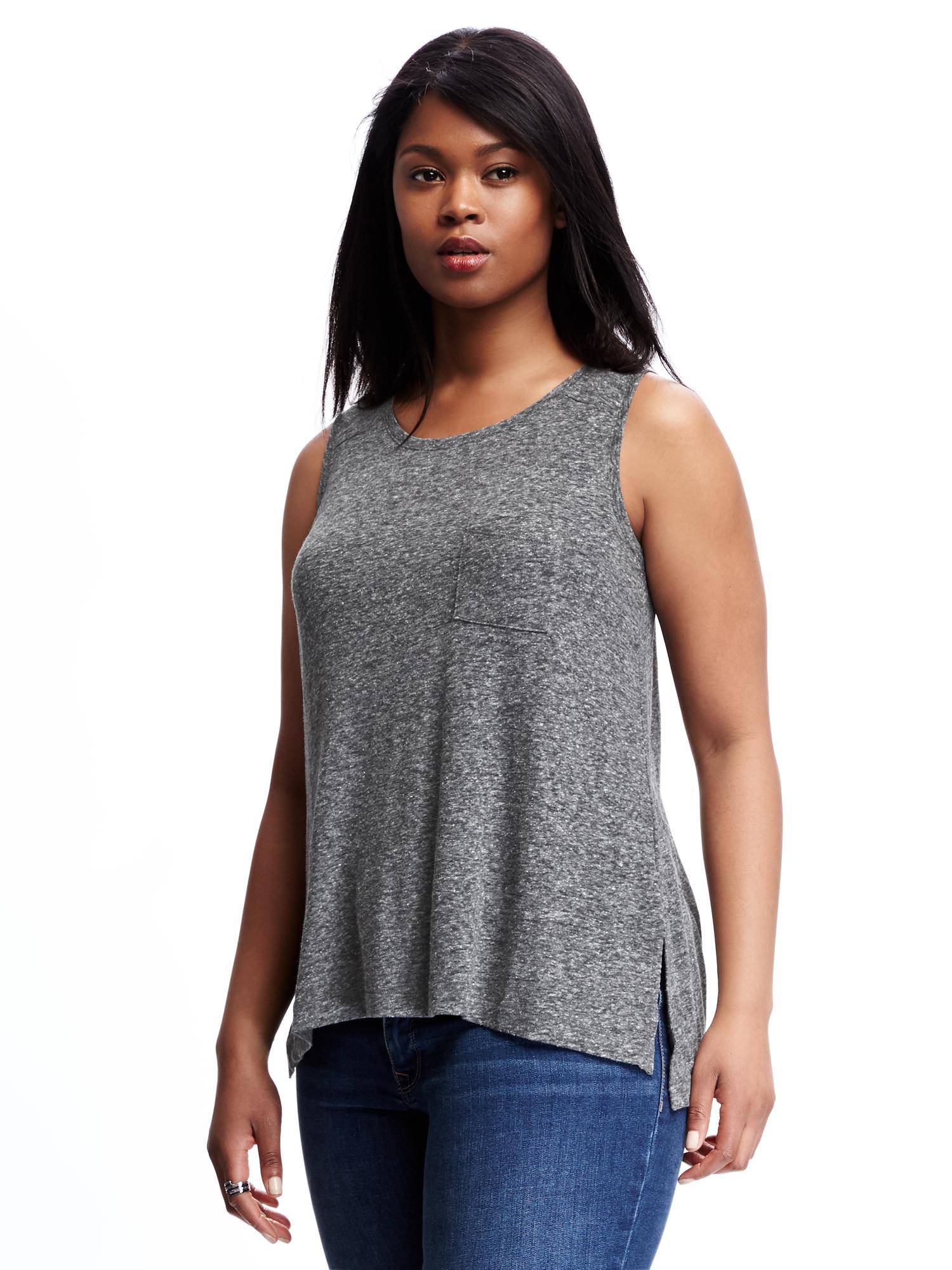 Relaxed Plus Size High Neck Tank Old Navy