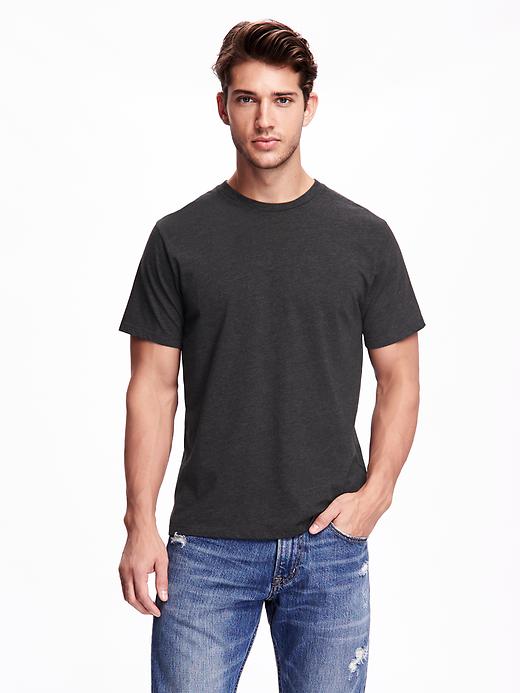 Image number 1 showing, Soft-Washed Crew-Neck T-Shirt for Men