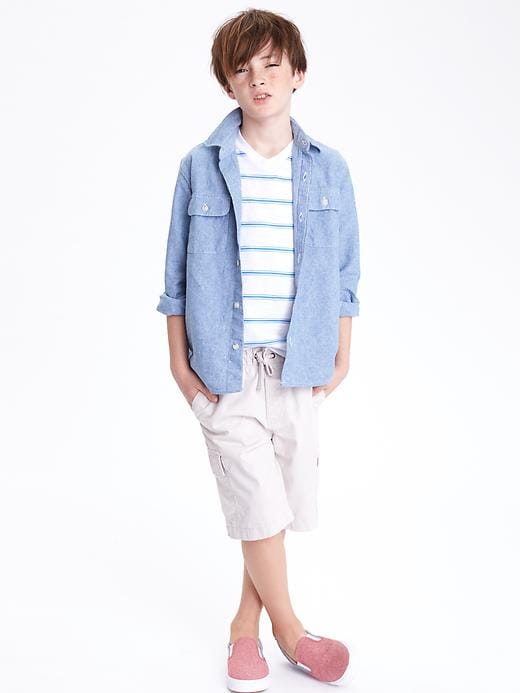 View large product image 2 of 2. Linen Shirt for Boys
