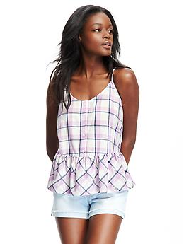 Button-Down Peplum Cami for Women | Old Navy