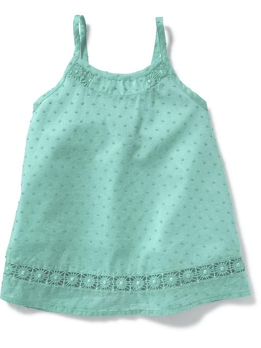 View large product image 1 of 1. Textured Cami Tank for Girls