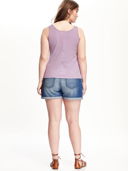 Image number 2 showing, Essential Fitted Plus-Size Scoop Tank